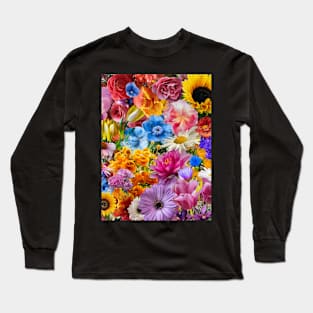 Wildflower Pattern Long Sleeve T-Shirt